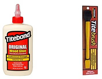 Titebond Colle Bois Aliphatique - 8 oz liq & 16330 TiteBrush Applicateur