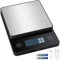 Kitchen Scales Digital Food Weighing Scales for Baking and Cooking, Electronic USB Rechargeable Small Food Scales with Tare Feature for Kitchen, Ingredients, Jewellery, Coffee, 3kgs/0.1g, Black