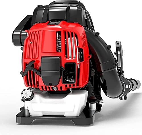 COYEUX Viertakt-Benzin-Laubbläser, 76-cm³-Rucksack-Hochleistungs-Benzin-Schneefräse, 2800-3200 U/min, für Staubentfernungs-Gartenstaubsauger