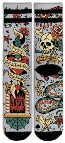 American Socks - Mid High - Sportsokken voor heren en dames, Crossfit-sokken, Padel-sokken, Running-sokken, Fiets-, Fiets- en Skate-sokken.