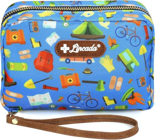 Portable Travel First Aid Kit for Kids and Adults, 143 Pieces All-Purpose Emergency First Aid Kit for Home, Car, Diaper Bag, Survival, Camping, Hiking, and More