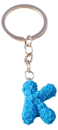 ARFUKA Schlüsselanhänger Buchstabe K Anhänger Autoschlüsselanhänger Taschenanhänger Schlüsselringe Alphabet Schlüsselbund Keychain für Geburtstag Weihnachten Valentinstag Feiertag Geschenk