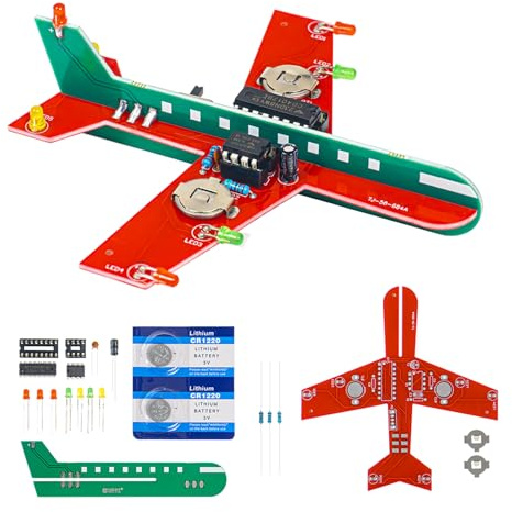 EIELE Elektronisches Lötübungsset Leuchtender Flieger Lustig und interessant Elektronisches Lernset für Lötanfänger(Löten erforderlich)