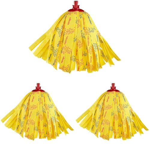 Vileda SuperMocio Soft Fiocco Ricambio, con il 30% in più di Microfibre, confezione da 3, adatto per il Sistema lavapavimenti Vileda SuperMocio, raccolta di sporco e capelli