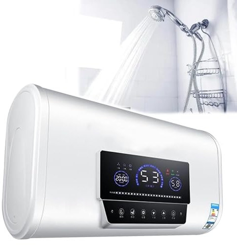 Rivoluziona la tua esperienza di bagno con il nostro scaldabagno elettrico da 3 kW e : telecomando e touch screen, acqua calda istantanea a portata di mano,80L