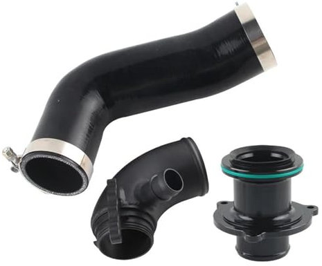 FHCBUTAE Manguera Turbo para S3 8V MK3 A3 TT Ea888 3gen Motor Manguera De Admisión De Silicona Tubo Turbo Codo De Entrada Silenciador Eliminar(Black)