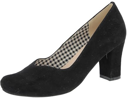 Hirschkogel Women's Costume Court Shoes, black, 8.5 Women
