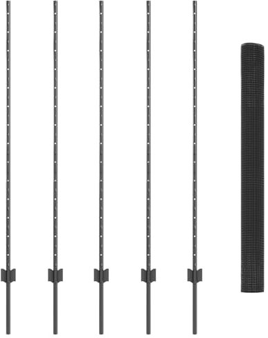 vidaXL Stängsel med stolpe Grå 1,4 x 10 m Stål och PVC, Justerbar utomhusavskiljare, modern trädgårdsgrind, hållbar avdelare, mångsidig privacypartition för bakgårdar