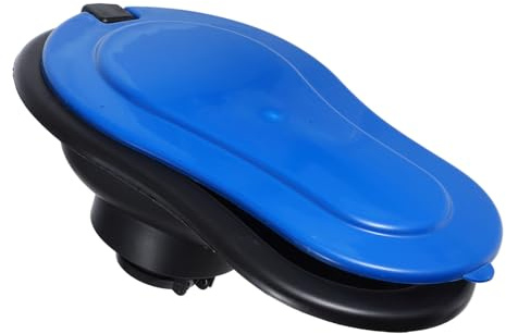 LIFKOME Urinario Portátil para Mujeres a Prueba de Derrames, Inodoro Temporal de Abs Azul, Fácil de Limpiar, Adecuado para Situaciones de Emergencia y Renovaciones
