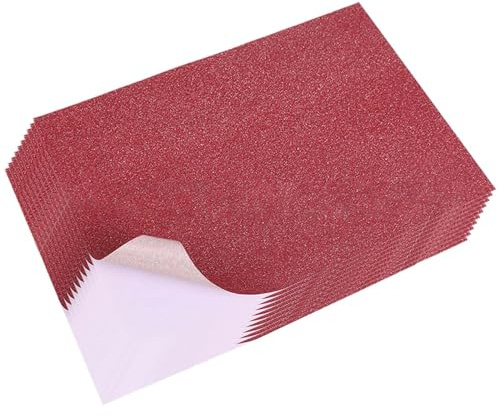 10 pegatinas adhesivas de papel en polvo, hechas a mano, para álbumes de recortes, proyectos de arte, tarjetas de felicitación