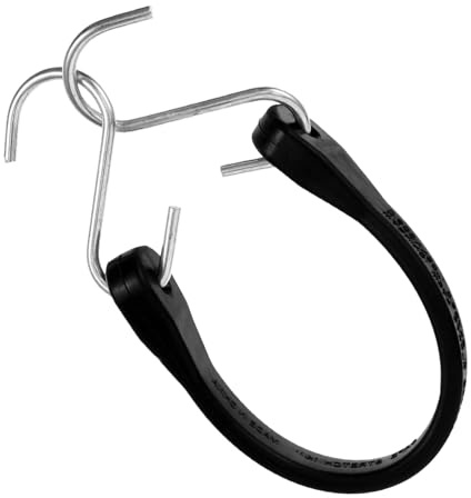 SOPOTUTU Cinghia Di Fissaggio Per Bagagli in Gomma Con Ganci, Corda Elastica Per Teloni Da 9 Pollici, Corda Di Fissaggio Per Carico Camper e Camion, Resistente e Portatile Per Trasporto Sicuro