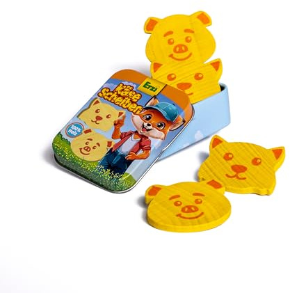 Erzi 17043 Käsescheiben in der Dose aus Holz, Kaufladenspielzeug für Kinder | Kaufmannsladen, Rollenspiele, Kreative Spielwelten gestalten