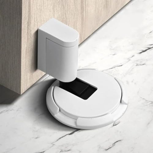 Türstopper Boden Magnetisch zum Kleben, Mechanischen Bodentürstopper mit Schrauben, Selbstklebend Schwer Türhalter, Magnetic, Mechanischer Door Stopper Ohne Bohren Türkeil, Türfeststeller für Zimmer