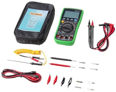 Multimetro Digitale AN870 19999 Conteggi Vero Valore Efficace Multimetri Misuratore Di Corrente AC/DC Voltimetro Tester Di Tensione Professionale(AN870 Green Pro)