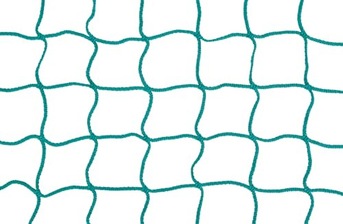 Kerbl Futtersparnetz (Netz für Heuballen, Größe 3,6x2,4 m, Maschenweite 100x100 mm, Heunetz für Futterraufen, Farbe grün) 291261