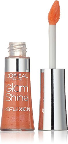 L'Oreal Paris Lippen Make-up Glam Shine 174 Sheer Peach/Lipgloss für gepflegte, verführerische Lippen/perfekter Halt bis zu 6h, 1er Pack