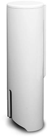 Fackelmann 86910 Wattepad-Spender, Kunststoff, weiß