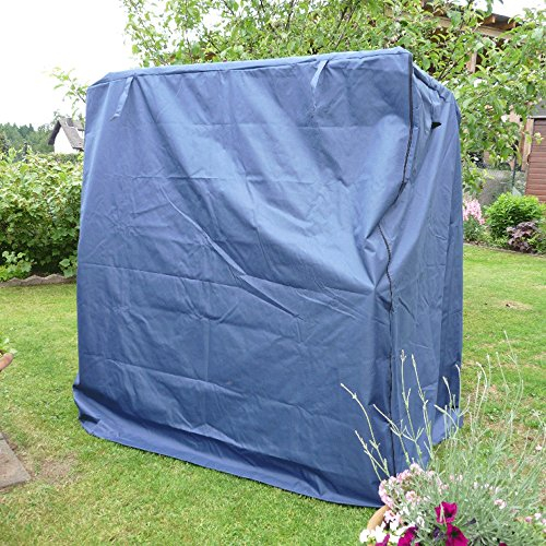 universal XXL Strandkorbhülle aus Bootsplane für bis zu 135cm breite Strandkorb Schutzhülle Abdeckhaube Abdeckplane Strandkorbplane Strandkorbhaube