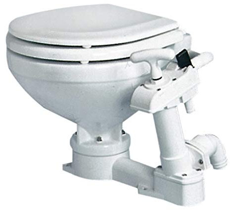OSCULATI WC Manuel Compact siège en Bois