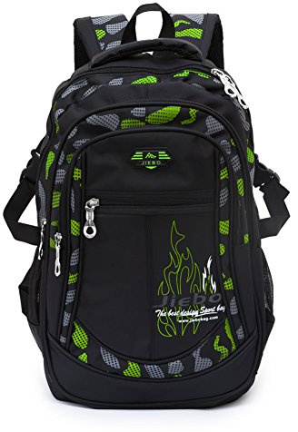SeeBlue Rucksack für Jungen, große Büchertaschen, langlebig und strapazierfähig, für Studenten, Kinder, wasserdichte Reise