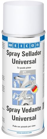 WEICON Spray Sellador Universal | 400 ml | Sellado impermeable para uso interior y exterior | Gris