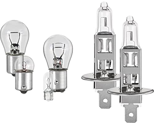 Formula 1 H1 Ersatzlampenbox SB 100 Halogen Autolampen Box Lampen und Sicherungen Auto Ersatzkasten, 10-teilig