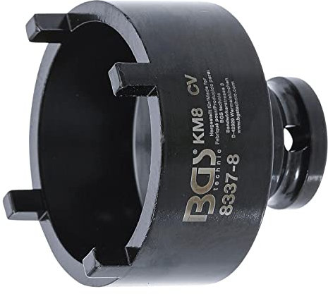 DOUILLE IMPACT CLES A ERGOTS DENTS EXTERIEURS KM8 (DIN 981)