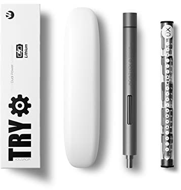 Wowstick Kit di cacciaviti 1F+TRY 20 Bit Set elettrici 1F Pro TRY Cacciavite di precisione al litio Tipo C Strumenti di riparazione magnetico portatile ricaricabile
