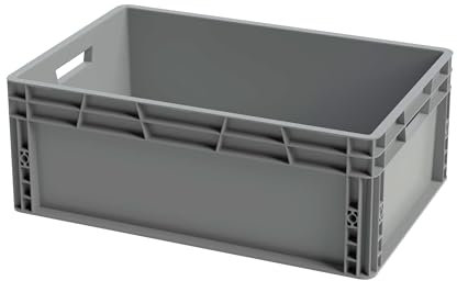 Solent Plastics 45 Litre Recycled Euro Plastic Stacking Container