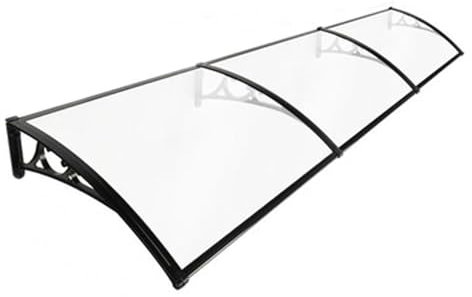 YPIOUREN Fenster-Markisen-Türüberdachung, Außenüberdachung for die Terrasse vor der Haustür, Markisenüberdachung for die Terrasse vor der Haustür, Hohlblech for den Außenbereich(60cm/24in*400cm/157.5i