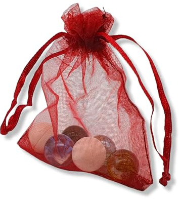 Generisch Organzabeutel Organzasäckchen Geschenkbeutel Schmuckbeutel Hochzeit Feier (Bordeaux, 9 x 12)