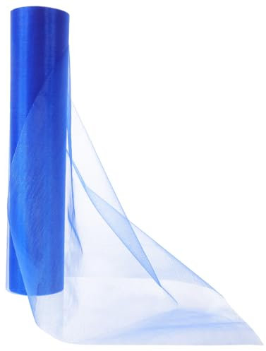 Cabilock Organza-tüllstoffrolle 11 42 Zoll Breit 28 5 Yards Transparentes Drahtband Zum Verpacken Von Geschenken Dekorativer Tüll Für Fest- Und Hochzeitsdekoration