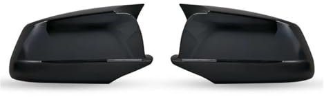 Spiegelkappen Für 5er F10 F11 F18 Für Pre-LCI 2010 2011 2012 2013 Auto-Rückspiegelkappe Flügelseitenspiegelabdeckungen Zubehör Rückspiegel Kappe(ABS Black)