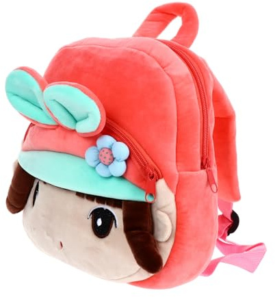 OATIPHO Schultertasche Für Junge Mädchen Entzückende Schultasche Aus Plüsch Mit Cartoon-Design Leicht Und Platzsparend Zum Sammeln Von Heften Und Stifttaschen Für Schule Freizeit Und