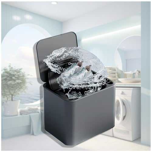 SJWJWOO Lavatrice per Scarpe per Calzature, Mini Washing Machine Touch Screen LED Lavatrice Portatile da Viaggio Risparmio Energetico E Protezione Ambientale