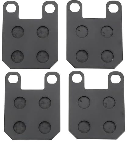 Kit di 4 Pastiglie Freni Semi-Metalliche per Moto e Scooter - Compatibile con Aprilia RX/SX 50- Freni Motociclistici Anteriore e Posteriore - Alta Performance, Durata e Frenata Progressiva