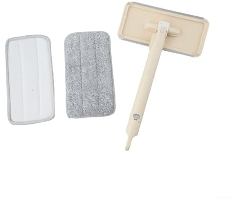 Trapeador de lavado facial de escritorio, trapeador multifuncional con mini clip, trapeador de limpieza de toallas pequeñas y planas manos libres (C)