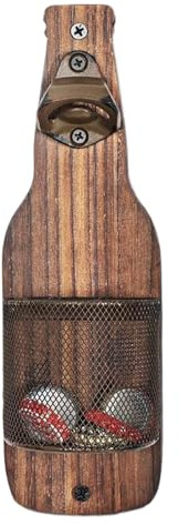 Abrebotellas montado en la pared – Abrelatas de cerveza retro, accesorios de cocina, herramienta de bar rústica, gadget decorativo | Ideal para colgar en paredes, ahorra espacio en el mostrador