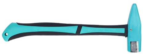 Martello da macchinista con testa in acciaio al carbonio, Martello da fabbro per ingegneri e falegnami, Martello da forgiatura con comoda impugnatura in TPR, Martello (l)