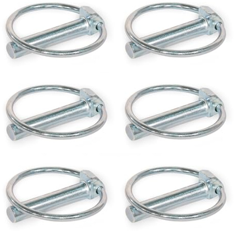 Ganter Normelemente | Fiche pliante/goupille pliante | 6 pièces | Acier | Largeur du connecteur: 7mm; Longueur du connecteur: 42mm | GN 1023-ST-7-42-A