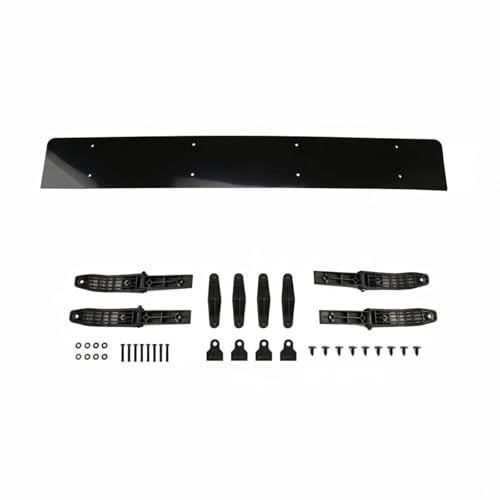 Gralara Déflecteur de Vent de Coffre Toit Forme Aérodynamique, Accessoire de Carrosserie Réduisant la Résistance à l'Air, Accessoire Automobile Simple à Installer pour Déplacement, 114 Cm
