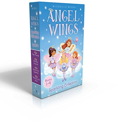 Angel Wings Sparkling Collection Books 1-4 (Boxed Set): New Friends; Birthday Surprise; Secrets and Sapphires; Rainbows and Halos