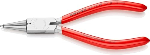 KNIPEX Sicherungsringzange für Innenringe, 44 13 J0 | Ring-Ø 8-13 mm, Spitzen-Ø 0,9 mm, Sprengringzange, Seegeringzange