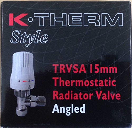 Ktherm 5060168224101 15 mm Thermostatic Radiator Valve and 10 mm Reversible TRV, Multi-Colour