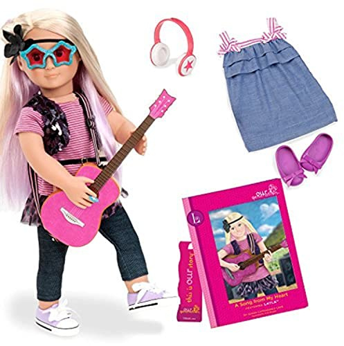 Our Generation 44278 - Layla OG Puppe mit Partyoutfit B, 46 cm