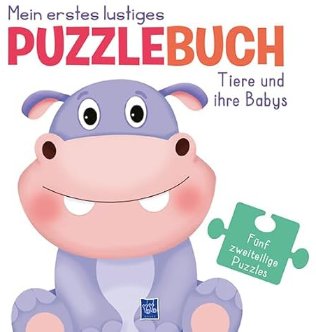 Mein erstes lustiges Puzzlebuch - Tiere und ihre Babys: Bilderbuch