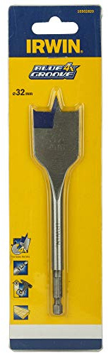 Irwin 10502820 4X Blue Groove Flat Bit, 32mm x 152mm