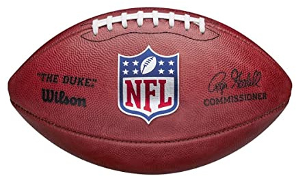 Wilson WTF1100 Pelota de fútbol Americano The Duke Balón Oficial de la NFL Cuero Horween para Jugadores y coleccionistas ambiciosos, Hombre, Marrón, Talla Única