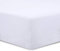 VISION Lenzuolo con angoli matrimoniale, 2 persone, 180 x 200cm con altezza da 30cm, Bianco, 100% Cotone