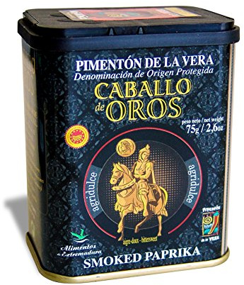 Pimentón de la Vera Agridulce Ahumado D.O.P. Lata 75 g
